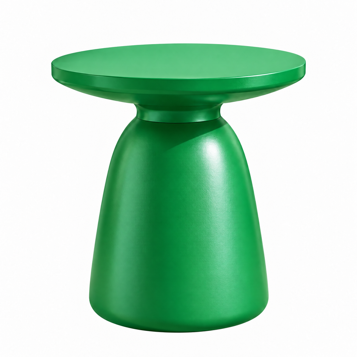 Gomrix Green Pedestal Side Table