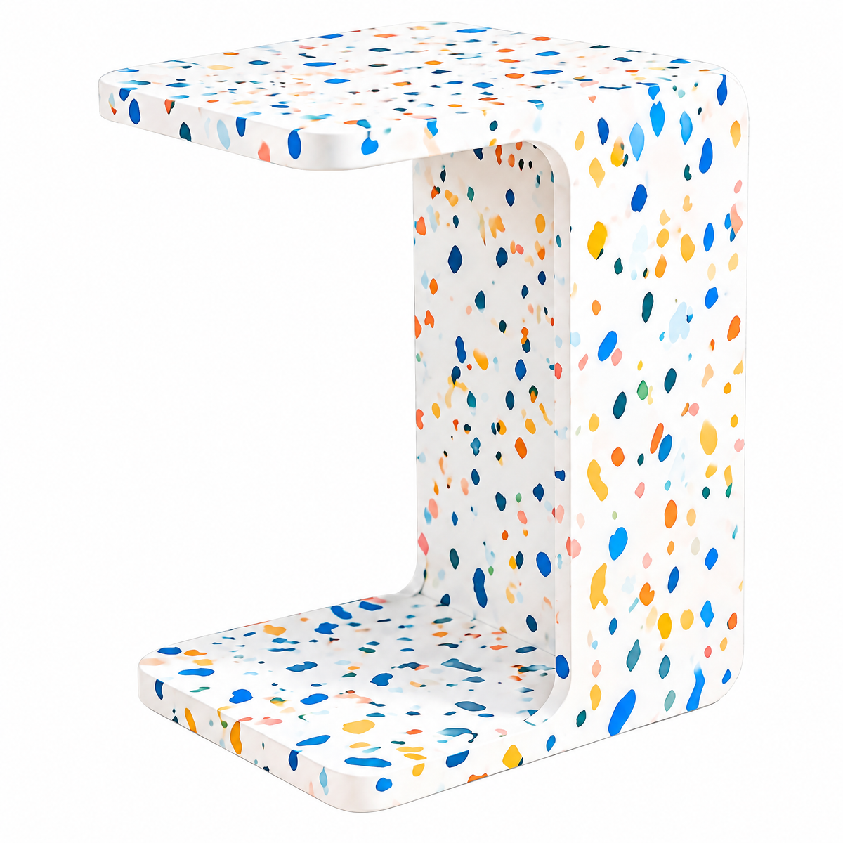 Gomrix Floral Pattern Accent Table