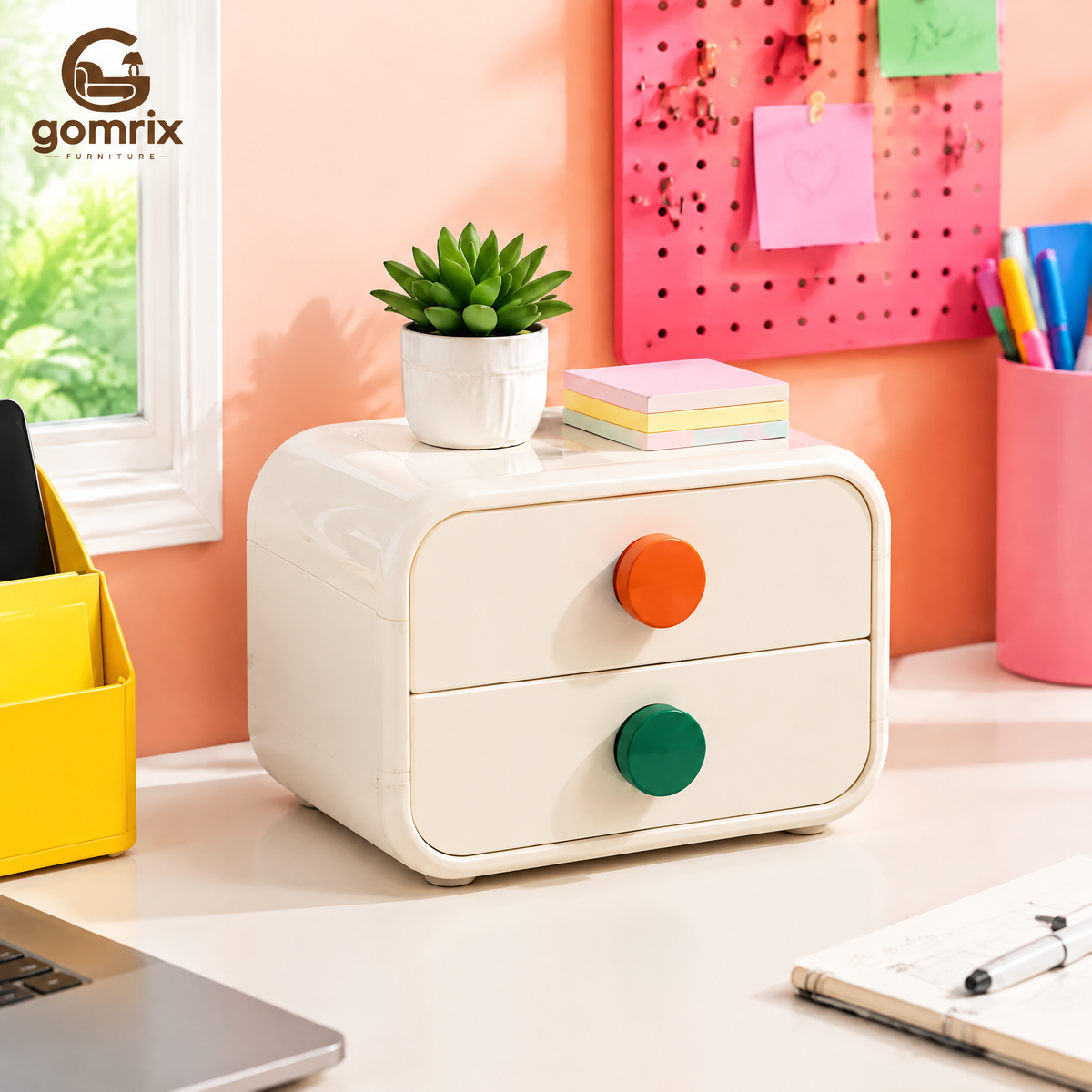 Gomrix Mini Drawer Desk Organizer