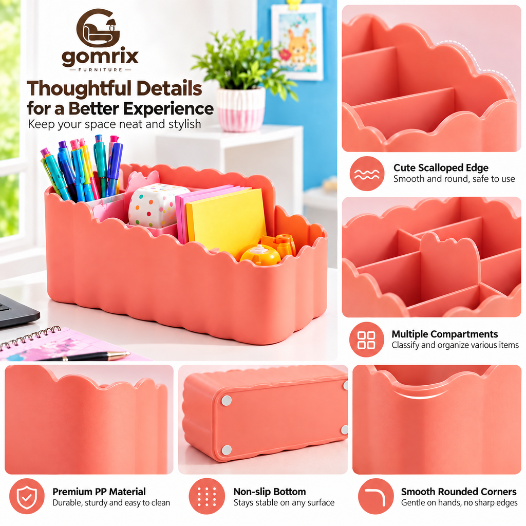 Gomrix Multi Slot Stationery Organizer
